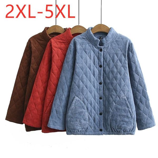 new ladies autumn winter plus size jacket for women large casual loose long sleeve button pocket corduroy coat 3xl 4xl 5xl 6xl, Black;brown
new ladies autumn winter plus size jacket for women large casual loose long sleeve button pocket corduroy coat 3xl 4xl 5xl 6xl, Black;brown