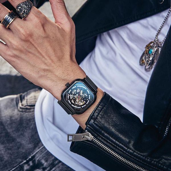 wristwatches nesun men's watch fashion automatic mechanical business hollow sports stainless steel watches relogio masculino, Slivery;brown
wristwatches nesun men's watch fashion automatic mechanical business hollow sports stainless steel watches relogio masculino, Slivery;brown