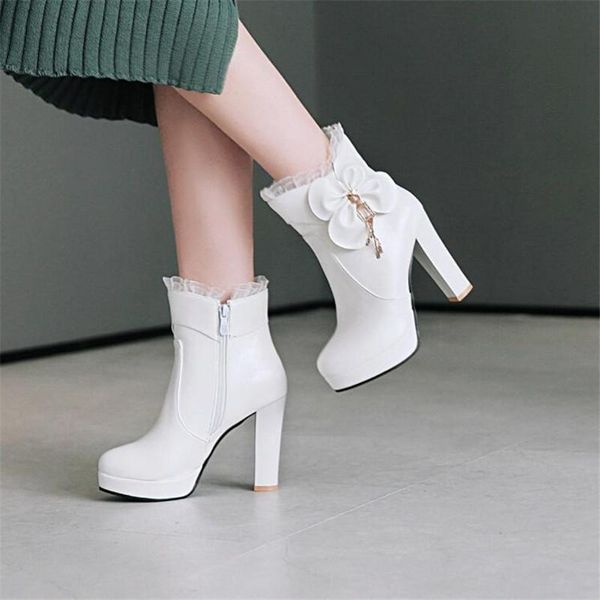 boots girls' shoes fashion ankle for women high heels sweet bow booties platform pu leather wedding party woman size 33-43, Black;grey
boots girls' shoes fashion ankle for women high heels sweet bow booties platform pu leather wedding party woman size 33-43, Black;grey