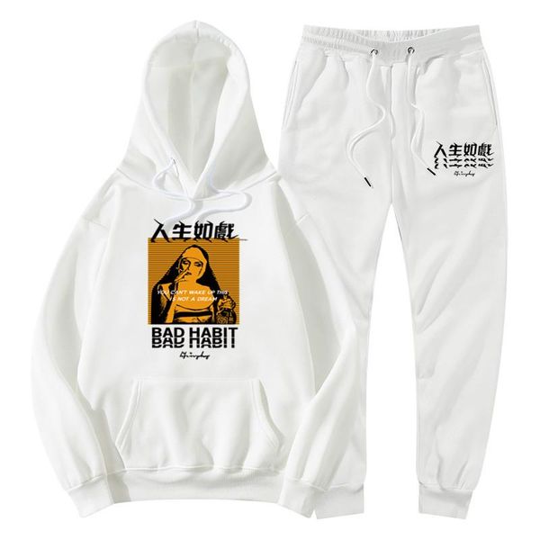 men's hoodies & sweatshirts harajuku fashion printed and women's hooded sweater set fleece hoodie + sweatpants leisure sports 2-pi, Black
men's hoodies & sweatshirts harajuku fashion printed and women's hooded sweater set fleece hoodie + sweatpants leisure sports 2-pi, Black