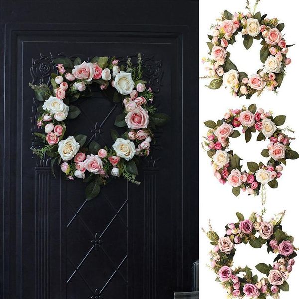 artificial rose flower wreath window door decoration ornament showcase garland diy party wedding festival real touch qylxyg
artificial rose flower wreath window door decoration ornament showcase garland diy party wedding festival real touch qylxyg