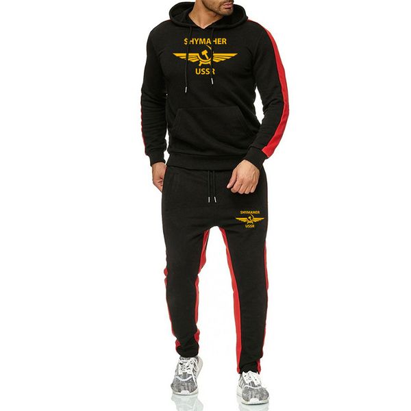 brand sporting tracksuits suits men warm hooded sweatshirt drawstring trousers sweat sweatsuit letter print large size sets male clothing, Gray
brand sporting tracksuits suits men warm hooded sweatshirt drawstring trousers sweat sweatsuit letter print large size sets male clothing, Gray