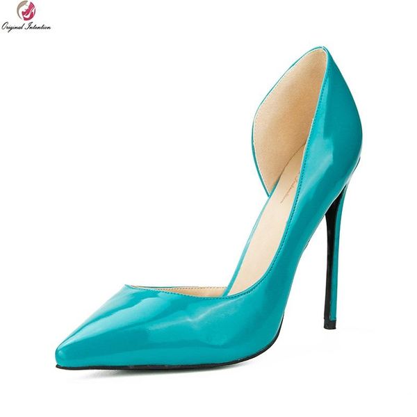 original intention new fashion women pumps nice patent leather pointed toe thin high heels stylish shoes woman plus us size 4-15, Black
original intention new fashion women pumps nice patent leather pointed toe thin high heels stylish shoes woman plus us size 4-15, Black