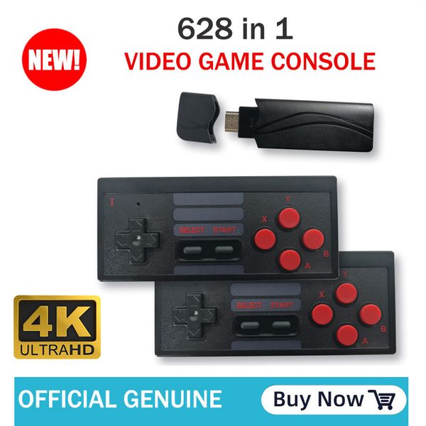 hd 4k retro mini video game console 628 games palyers with 2 dual portable controller
hd 4k retro mini video game console 628 games palyers with 2 dual portable controller