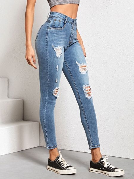 high waist high stretch slant pocket skinny jeans c0du#, Blue
high waist high stretch slant pocket skinny jeans c0du#, Blue