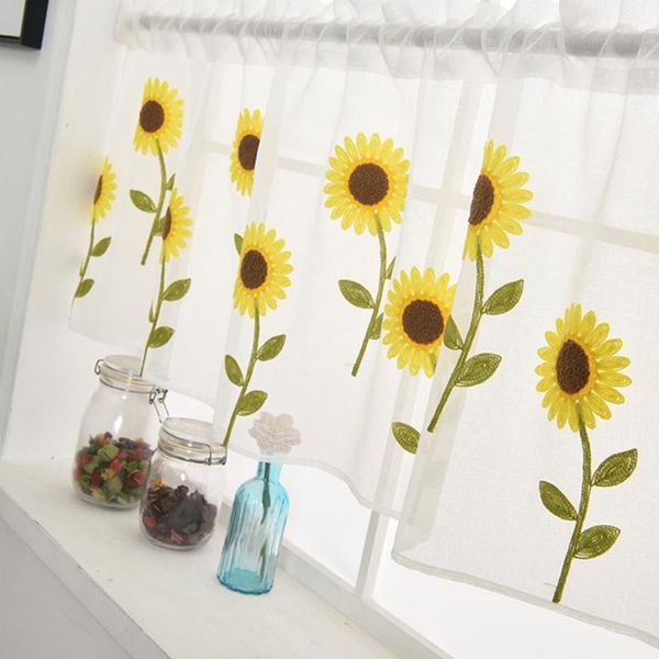 bedroom office daisy embroidery balcony vertical hanging l window curtain pastoral style simple thin home decor polyester
bedroom office daisy embroidery balcony vertical hanging l window curtain pastoral style simple thin home decor polyester