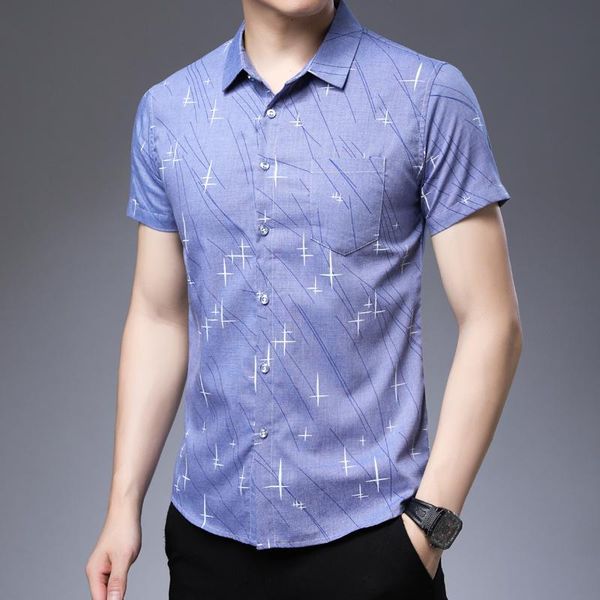 men's dress shirts summer men fashion print short sleeve casual slim fit chemise homme camisa masculina male clothing c777, White;black
men's dress shirts summer men fashion print short sleeve casual slim fit chemise homme camisa masculina male clothing c777, White;black