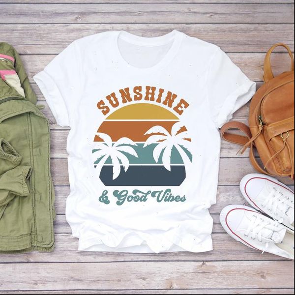 women beach holiday vacation 90s ladies fashion short sleeve print lady t shirts womens graphic t shirt female tee t shirt, White
women beach holiday vacation 90s ladies fashion short sleeve print lady t shirts womens graphic t shirt female tee t shirt, White