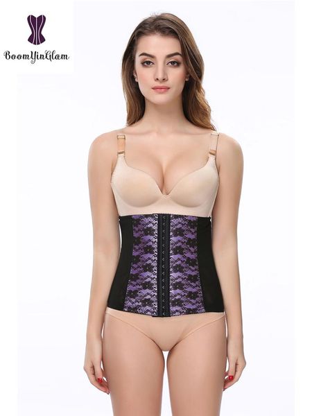 women's shapers floral lace waist trainer for tummy control shapewear weight loss shaper plus size cincher, Black;white
women's shapers floral lace waist trainer for tummy control shapewear weight loss shaper plus size cincher, Black;white