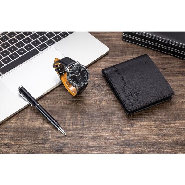 wristwatches men's gift set beautifully packaged watch + wallet pen heat-creative combination, Slivery;brown
wristwatches men's gift set beautifully packaged watch + wallet pen heat-creative combination, Slivery;brown