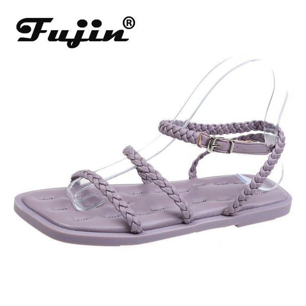 fujin 2021 square toe open toe flat sandals women excellent women back strap slippers flip flop easy sandals, Black
fujin 2021 square toe open toe flat sandals women excellent women back strap slippers flip flop easy sandals, Black