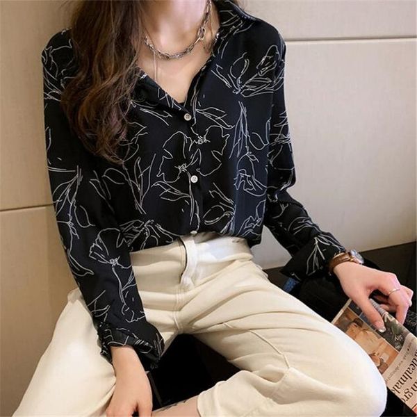 women's blouses & shirts womens shirt blouse loose and thin retro printed chiffon spring early autumn, White
women's blouses & shirts womens shirt blouse loose and thin retro printed chiffon spring early autumn, White