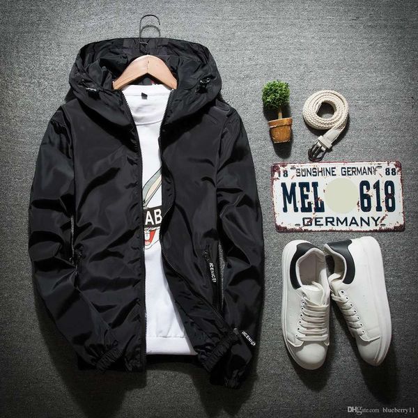 spring new men zipper jacket winderbreaker male casual hip hop slim fit black coat for men, Black;brown
spring new men zipper jacket winderbreaker male casual hip hop slim fit black coat for men, Black;brown