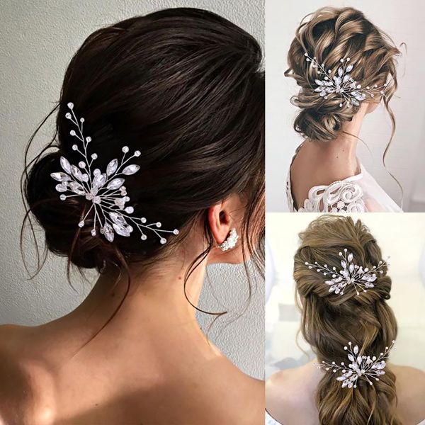 headpieces luxury bridal hair comb sparkle accessories wedding headdress elegant pearls beaded for women jewelry, Silver
headpieces luxury bridal hair comb sparkle accessories wedding headdress elegant pearls beaded for women jewelry, Silver