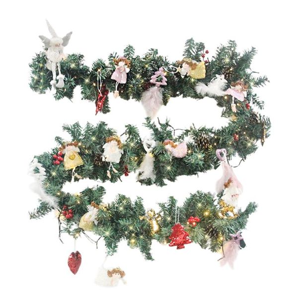 decorative flowers & wreaths 2.7m christmas garland luminous rattan lights strip hanging ornaments decoration festival party home diy crafts
decorative flowers & wreaths 2.7m christmas garland luminous rattan lights strip hanging ornaments decoration festival party home diy crafts