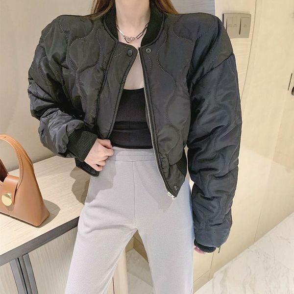 new 2021 women short loose parkas jacket causal cotton padded coats 6wt5 gcci, Black
new 2021 women short loose parkas jacket causal cotton padded coats 6wt5 gcci, Black