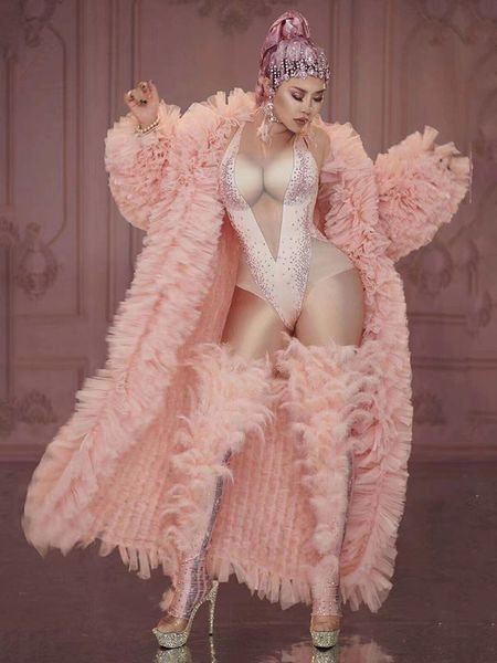 pink feather women singer costume rhinestone bodysuit fluffy coat birthday party club rave nightclub drag queen stage outfit, Black;red
pink feather women singer costume rhinestone bodysuit fluffy coat birthday party club rave nightclub drag queen stage outfit, Black;red
