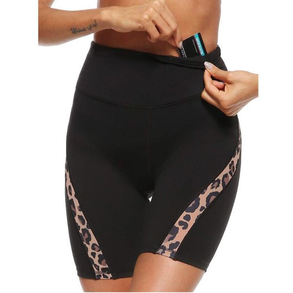 women's leopard print strethcy fitness body slim sports short summer 2021 female high waist outdoor cycling shorts, White;black
women's leopard print strethcy fitness body slim sports short summer 2021 female high waist outdoor cycling shorts, White;black