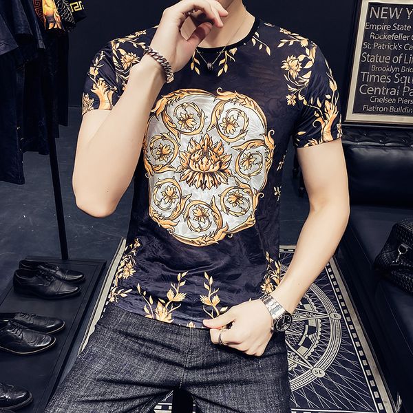 men's short sleeve shirt luxury retro-neck printing t-shirts 2021 will see ice casual breathable silk t streetwear 5rnh, White
men's short sleeve shirt luxury retro-neck printing t-shirts 2021 will see ice casual breathable silk t streetwear 5rnh, White
