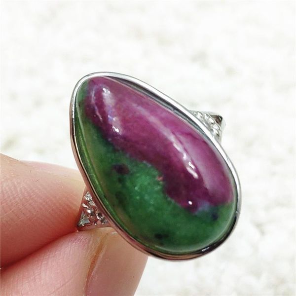 cluster rings natural ruby zoisite red green adjustable ring gemstone 20x11mm 925 sterling silver water drop big size, Golden;silver
cluster rings natural ruby zoisite red green adjustable ring gemstone 20x11mm 925 sterling silver water drop big size, Golden;silver