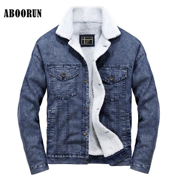 men's jackets aboorun fashion mens winter denim retro thick fleece jeans coat brand warm parkas for male, Black;brown
men's jackets aboorun fashion mens winter denim retro thick fleece jeans coat brand warm parkas for male, Black;brown
