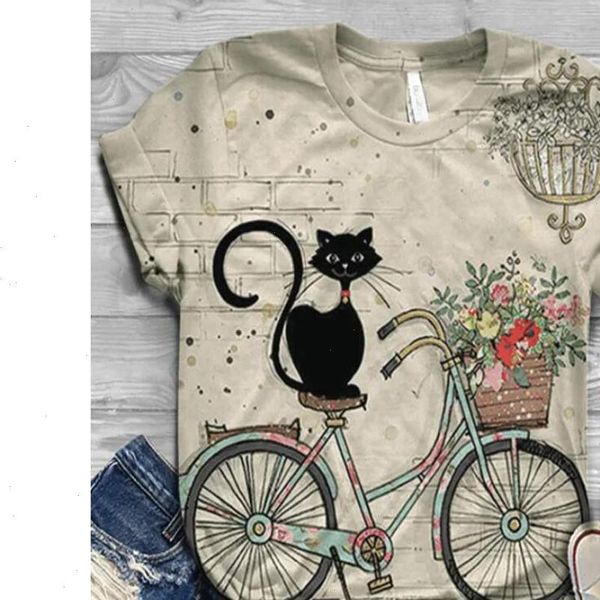 vintage shirts women blouses 2021 plus size women short sleeve 3d cat printed o neck shirt blouse 2021 women blouses, White
vintage shirts women blouses 2021 plus size women short sleeve 3d cat printed o neck shirt blouse 2021 women blouses, White