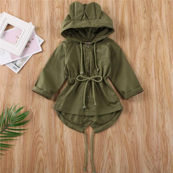 coat 2021 autumn spring infant girls baby clothing trench solid single breasted ears hooded 2 colors, Blue;gray
coat 2021 autumn spring infant girls baby clothing trench solid single breasted ears hooded 2 colors, Blue;gray