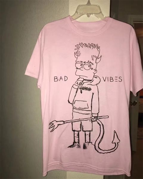 2021 new revenge xxxtentacion bart simpson camiseta feminina masculina 1:1 de alta qualidade kanye west t camisas camisetas superiores jmma, White
2021 new revenge xxxtentacion bart simpson camiseta feminina masculina 1:1 de alta qualidade kanye west t camisas camisetas superiores jmma, White