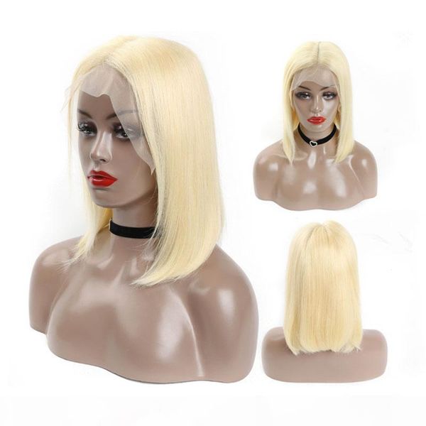 13x1 t lace part wig 613 blonde short bob wigs remy brazilian straight lace front human hair wigs for women, Black;brown 
13x1 t lace part wig 613 blonde short bob wigs remy brazilian straight lace front human hair wigs for women, Black;brown