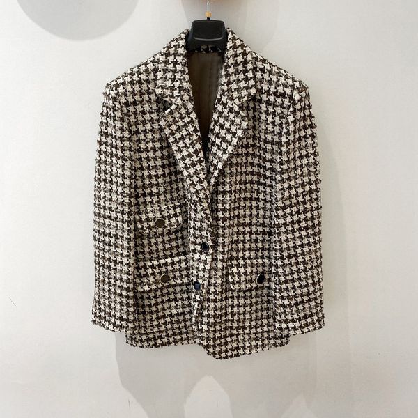 2021 autumn fall long sleeves lapel neck multicolor blazer french style polka dot print buttons single-breasted blazers outwear coats o27314, White;black
2021 autumn fall long sleeves lapel neck multicolor blazer french style polka dot print buttons single-breasted blazers outwear coats o27314, White;black