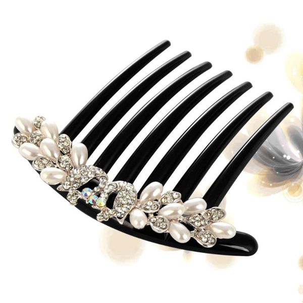 hair brushes imitation pearls comb crystal headdress delicate rhinestone bride accessories ), Silver
hair brushes imitation pearls comb crystal headdress delicate rhinestone bride accessories ), Silver