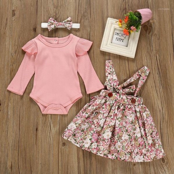 clothing sets telotuny children's toddler baby girl long sleeve solid ruffles romper +floral print suspender skirts outfits jul31, White
clothing sets telotuny children's toddler baby girl long sleeve solid ruffles romper +floral print suspender skirts outfits jul31, White