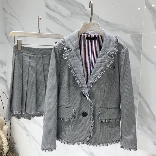 work dresses vintage college style tassel plaid blazer jacket women mini pleated skirt two piece set spring autumn sweet short s-l, White;black
work dresses vintage college style tassel plaid blazer jacket women mini pleated skirt two piece set spring autumn sweet short s-l, White;black