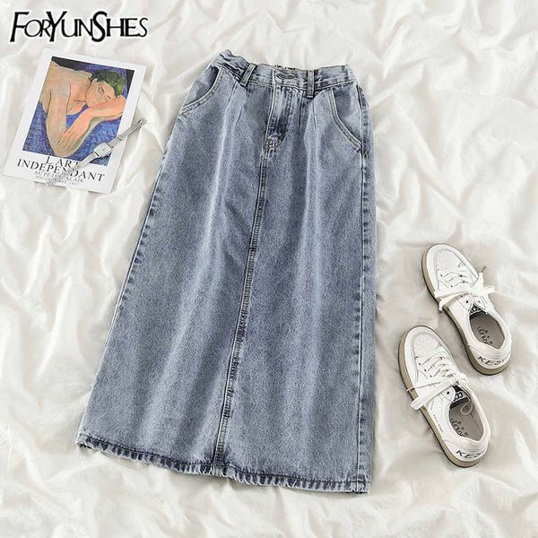 summer light blue high waist mid-length denim skirt women korean fashion y2k casual straight split skirts vintage clothes 210709, Black
summer light blue high waist mid-length denim skirt women korean fashion y2k casual straight split skirts vintage clothes 210709, Black