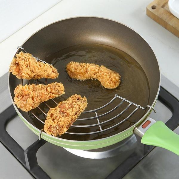 colanders & strainers 1pcs kitchen oil rack stainless steel semicircle steam drain filter holder frying tools
colanders & strainers 1pcs kitchen oil rack stainless steel semicircle steam drain filter holder frying tools