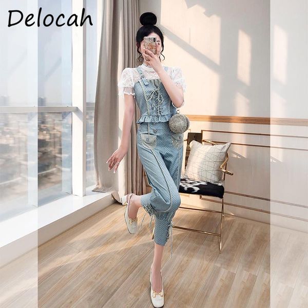 women's two piece pants delocah 2021 summer women fashion runway pants set cami + lace white high waist lantern 2 two pieces suits
women's two piece pants delocah 2021 summer women fashion runway pants set cami + lace white high waist lantern 2 two pieces suits