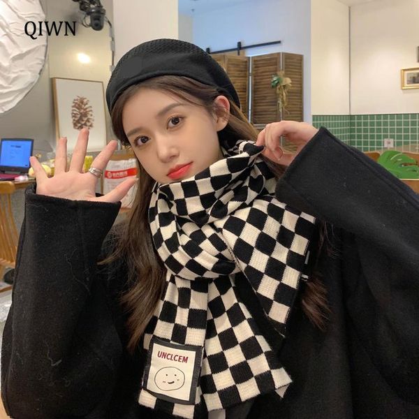 scarves harajuku plaid knitted shawl scarf women autumn winter casual soft warm street party girl y2k fashion christmas gift unisex, Blue;gray
scarves harajuku plaid knitted shawl scarf women autumn winter casual soft warm street party girl y2k fashion christmas gift unisex, Blue;gray