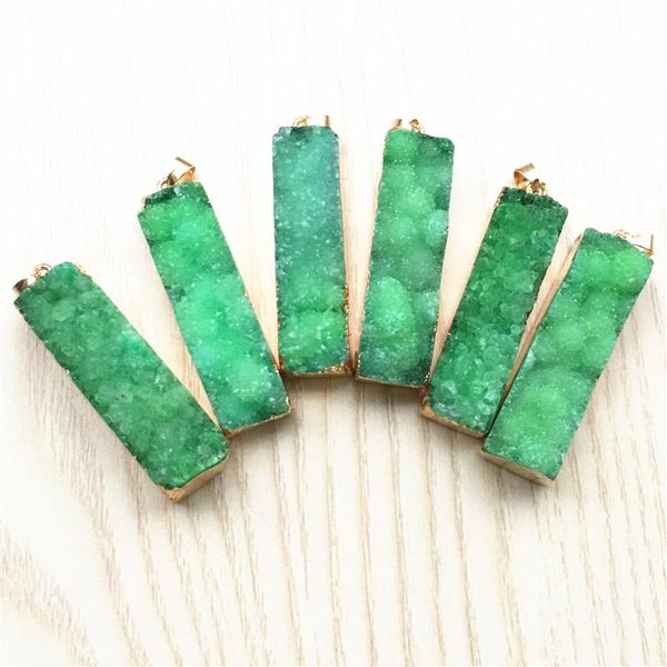 pendants 2021 natural stone agates druzys drusy rectangle & necklace green for jewelry making 5pcs 42*12mm drop, Black
pendants 2021 natural stone agates druzys drusy rectangle & necklace green for jewelry making 5pcs 42*12mm drop, Black