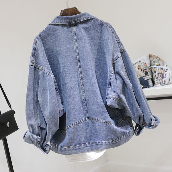 boyfriend women autumn woman jeans jacket plus size loose bat sleeve denim coat female streetwear short outerwear gkdb, Black;brown
boyfriend women autumn woman jeans jacket plus size loose bat sleeve denim coat female streetwear short outerwear gkdb, Black;brown