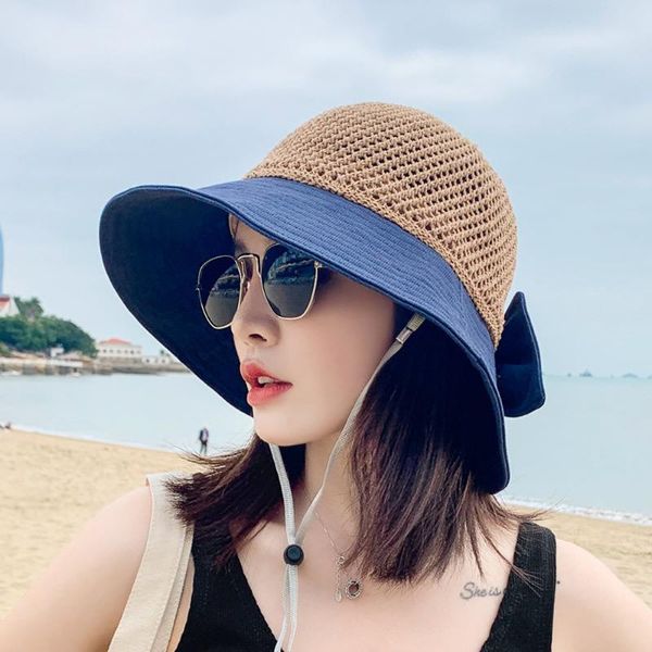 1pcs sun hats for woman beach sun straw hat cap summer hats uv protection cutout beach hat high quality, Black;white
1pcs sun hats for woman beach sun straw hat cap summer hats uv protection cutout beach hat high quality, Black;white
