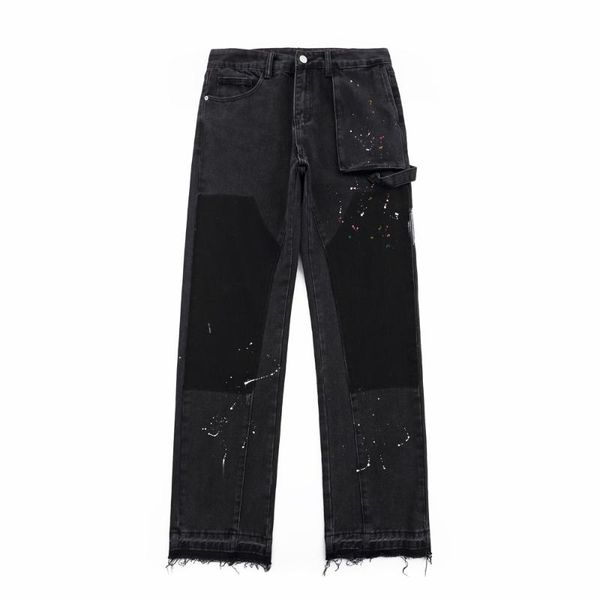men's jeans eukaaru splash graffiti denim men fashion washed straight pants hip hop oversize women baggy goth clothes, Blue
men's jeans eukaaru splash graffiti denim men fashion washed straight pants hip hop oversize women baggy goth clothes, Blue