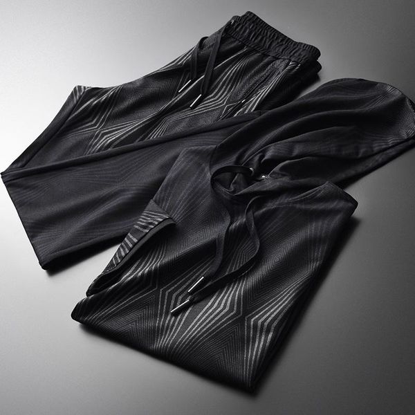 men's tracksuits gradient geometric print hooded short-sleeved suit male middle-aged summer light and smooth leisure sports two-piece, Gray
men's tracksuits gradient geometric print hooded short-sleeved suit male middle-aged summer light and smooth leisure sports two-piece, Gray