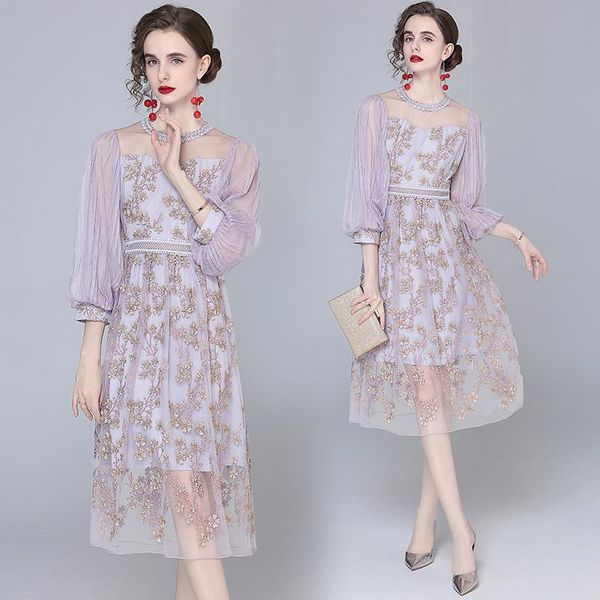 casual dresses simgent mesh embroidery lace dress women lantern sleeve a line elegant summer vestidos robe femme jurk sg15262, Black;gray
casual dresses simgent mesh embroidery lace dress women lantern sleeve a line elegant summer vestidos robe femme jurk sg15262, Black;gray