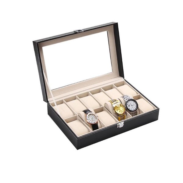 storage boxes & bins 12 slots wrist watch pu display box lockable showcase jewelry case organizer holder
storage boxes & bins 12 slots wrist watch pu display box lockable showcase jewelry case organizer holder