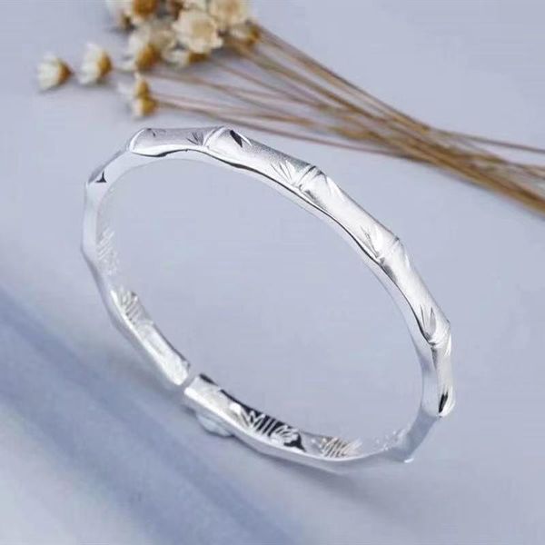 bangle fashion jewelry silver color bamboo bracelets cuff for women men adjustable beautiful wedding gifts, Black
bangle fashion jewelry silver color bamboo bracelets cuff for women men adjustable beautiful wedding gifts, Black