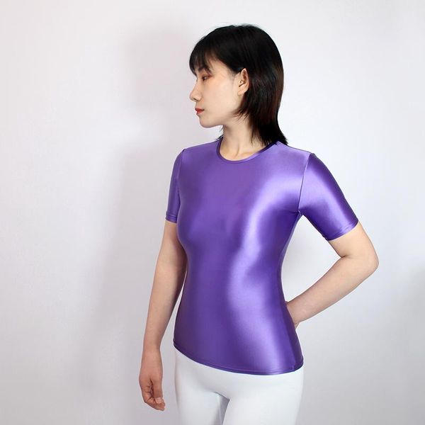 xckny multicolor tight short sleeve glossy silk base shirt casual versatile short sleeve t-shirt
xckny multicolor tight short sleeve glossy silk base shirt casual versatile short sleeve t-shirt