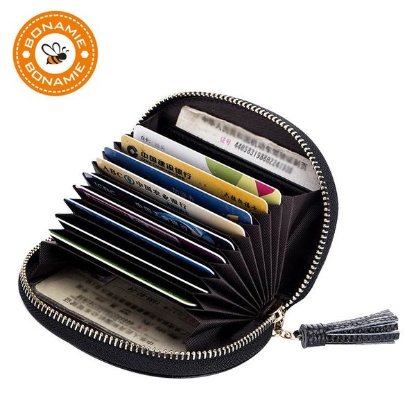 card holders bonamie genuine leather tassel holder ladies casual zipper wallet coin purse women bank case, Brown;gray
card holders bonamie genuine leather tassel holder ladies casual zipper wallet coin purse women bank case, Brown;gray