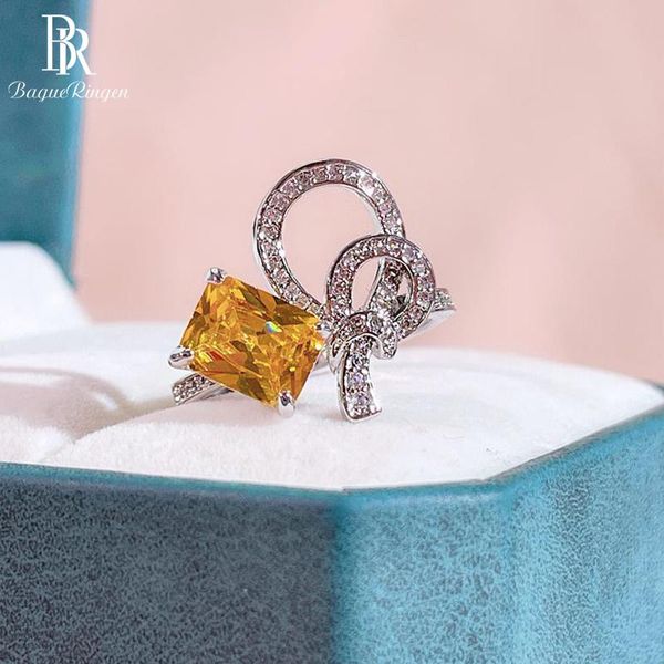 cluster rings bague ringen women's ring for party silver 925 jewelry geometry gemstones yellow zircon exquisite butterfly bow size6-10, Golden;silver
cluster rings bague ringen women's ring for party silver 925 jewelry geometry gemstones yellow zircon exquisite butterfly bow size6-10, Golden;silver