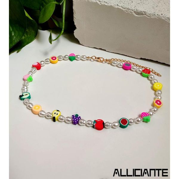 chokers 2021 random fruit irregular pearl chain choker necklace for women simple sweet beaded clavicle summer beach jewelry, Golden;silver
chokers 2021 random fruit irregular pearl chain choker necklace for women simple sweet beaded clavicle summer beach jewelry, Golden;silver