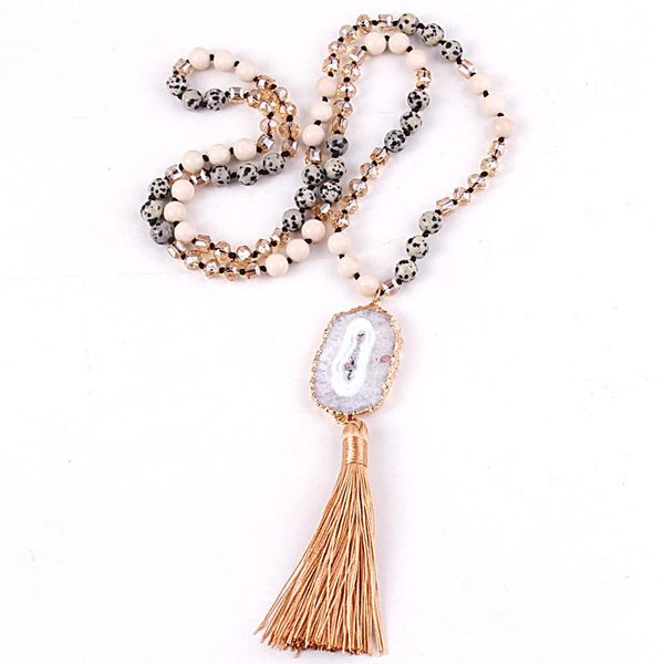 pendant necklaces rh fashion bohemian jewelry accessory natural stones knotted links stone tassel women gift, Silver
pendant necklaces rh fashion bohemian jewelry accessory natural stones knotted links stone tassel women gift, Silver